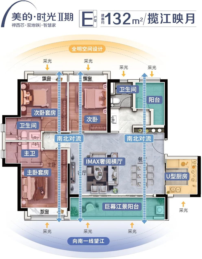 建面约132㎡户型图.png