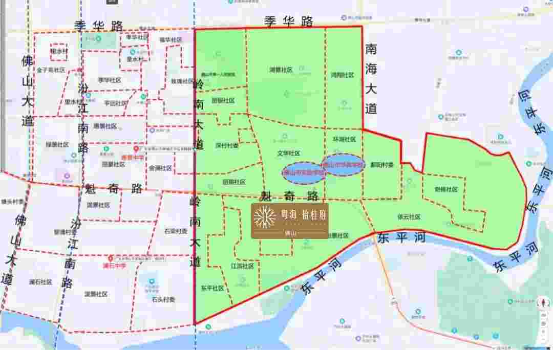 佛山市华英学校、实验小学学区划分范围.jpg