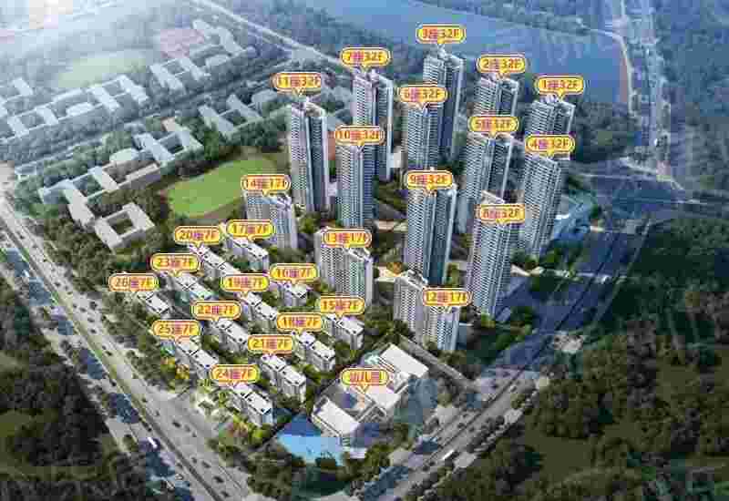 佛山首开平湖如院最新房价,一口价2.1万起买全南向三四房
