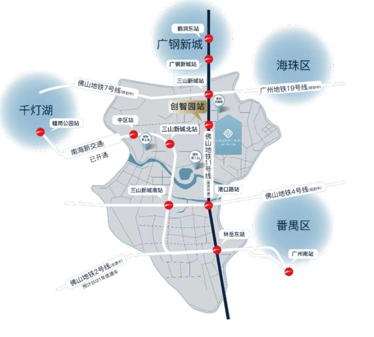 保利华侨城云禧规划图