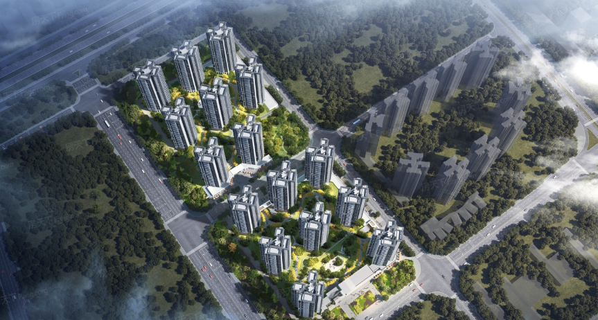 佛山金地中南新城大境户型怎么样?广佛线3期新隆站全盘纯南向户型