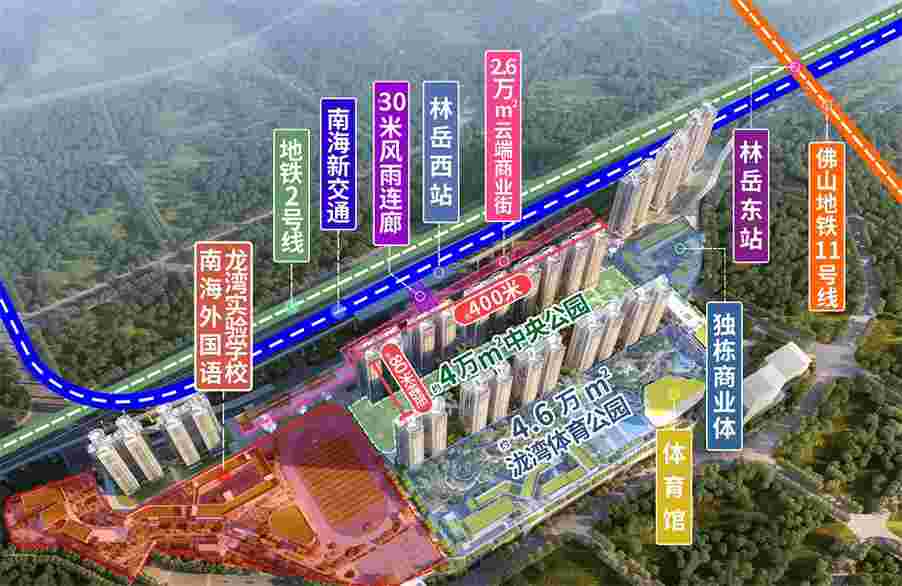 中交泷湾云城在售户型,建面约85-139㎡三至五房
